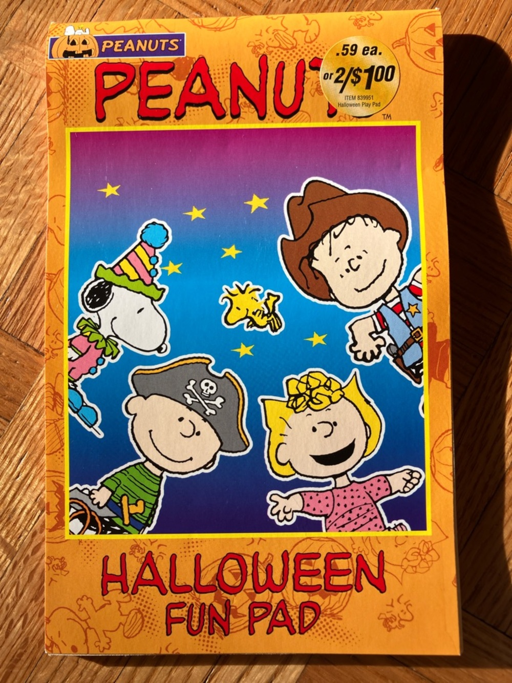 Peanuts Halloween Fun Pad - 8" x 5" Activity Pad
